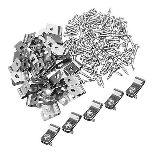 1 pièce de fil de sauvetage, clips de clôture pour animaux de compagnie, clips pour cage à animaux, clips en aluminium pour clôture de bétail, clips de fil de clôture, pince de clôture, support de fil de fer de clôture, clip de montage lourd.  | Agrafes Agrafes Agrafes