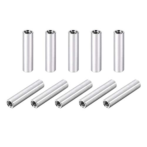 10 Pcs Colonne Élévatrice Ronde en Aluminium M3X30Mm Femelle pour Drone FPV Quadcopter Racing RC Multirotors Pièces DIY  | Entretoises et entretoises Entretoises et entretoises Entretoises et entretoises