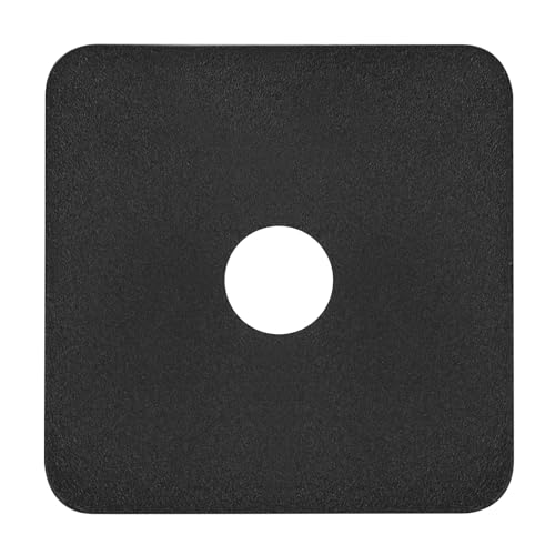 10 pièces de rondelles carrées 3″X3″ acceptant des boulons de 5/8″, épaisseur 3,1 mm, en acier au carbone avec revêtement en poudre noire.  | Rondelles de matériel Fixations Rondelles de matériel