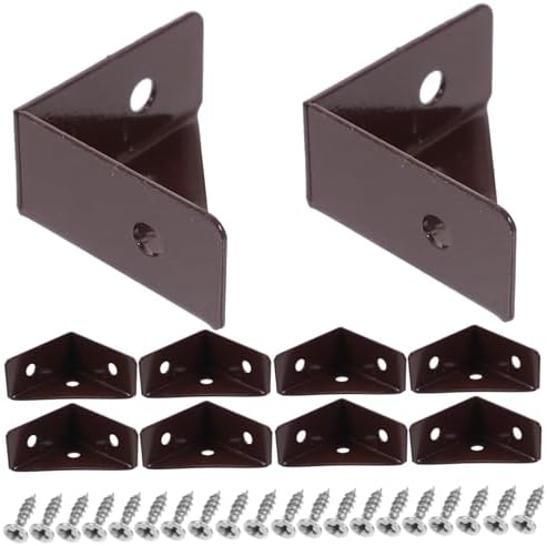 10 pièces de supports d’angle pour armoires, supports d’angle en métal pour étagères, petite étagère, connexion d’angle détachable, étagère en trépied d’angle, supports en L pour étagères, fixations en métal.  | Appareils dentaires Appareils dentaires Appareils dentaires