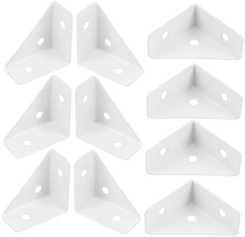 12Pcs Équerre en Fer Angulaire Support de Table Équerres d’Angle Équerres de Petit Étagère Équerres d’Angle Connecteur de Cabinet Équerres de Coin de Cabinet Fixations de Montage d’Étagère Joint de Fixation  | Appareils dentaires Appareils dentaires Appareils dentaires