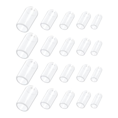 5 pièces de vis circulaires collées avec capuchon en caoutchouc protecteur noir PVC 3 mm 5 mm 6 mm 8 mm 9,5 mm (blanc)  | Fixations regroupées Fixations Fixations regroupées