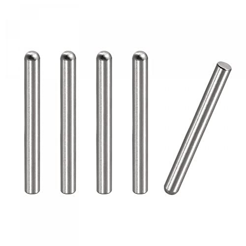 5X50Mm Chevilles, 5Pcs Chevilles à Tête Ronde en Acier Inoxydable 304 avec Extrémité Chanfreinée, Chevilles pour Lit Superposé, Supports d’Étagères, Éléments de Fixation pour Étagères  | Épingles Épingles Épingles