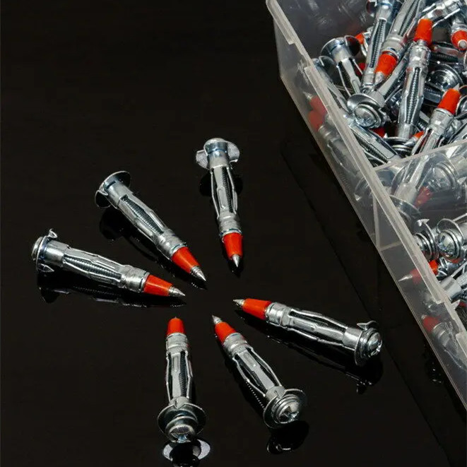 Heavy-Duty-Zinc-Plated-Steel-Long-Molly-Bolt-Drive-Fasteners-Hollow-Wall-Drive-Anchor-Screws-Assortment