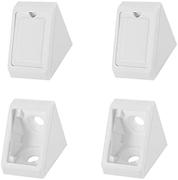 Équerres en plastique 20X20X17,5Mm (Lxlxh) – Pack de 50 – Idéales pour la réparation de meubles – Équerre en L à 2 trous – Blanche  | Appareils dentaires Appareils dentaires Appareils dentaires