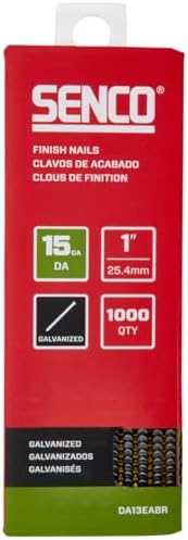 Da13Eabr 1″ Clous en acier galvanisé de 15 gauge, paquet de 1 000 unités  | Fixations regroupées Fixations Fixations regroupées