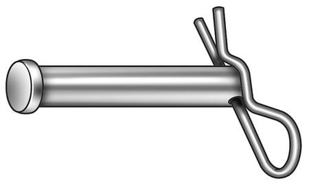 Goupille à fente, standard, zinc, 0,5×1 L, paquet de 5  | Épingles Épingles Épingles