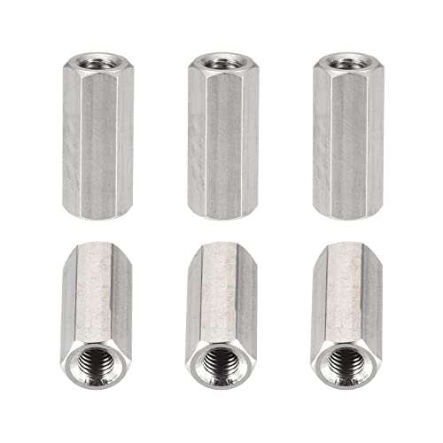 M5X20Mm(Dxl) – Écrous entretoises hexagonaux – Pack de 6 – Idéal pour machines électroniques – Vis de couplage femelles en acier inoxydable – Argenté  | Entretoises et entretoises Entretoises et entretoises Entretoises et entretoises