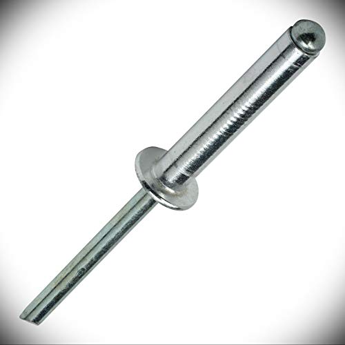 Rivets Pop 1/4 X 1″ Taille Aluminium Corps Acier Mandrin Tête Dôme Aveugle Ensemble de 25  | Rivetts Fixations Rivetts