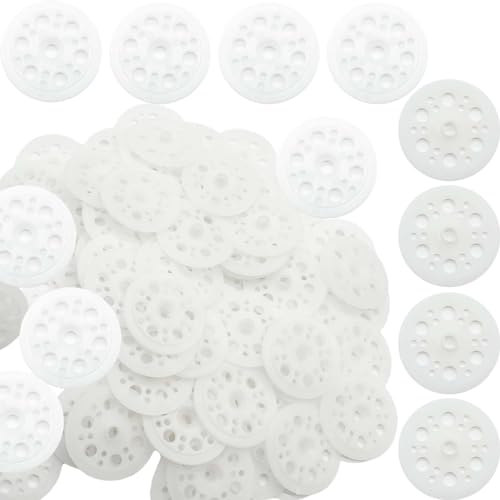 Rondelles en plastique de 45 mm, rondelles en polypropylène pour fixer et attacher des panneaux en mousse, rondelles plates en plastique pour l’installation de fixation d’isolation en mousse rigide, répartition de charge pour vis et clous (2 pièces)  | Rondelles de matériel Fixations Rondelles de matériel