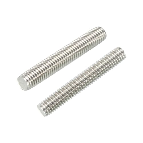 Tige entièrement filetée M8X40Mm 20 pièces en acier inoxydable 304 avec filetage à droite, accompagnée de 20 tiges filetées M8X50Mm.  | Barres filetées et goujons Barres filetées et goujons Barres filetées et goujons