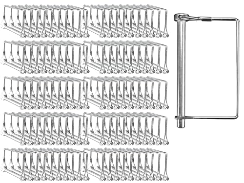 Verrou de remorque à goupille de verrouillage pour arbre Pto carré, 5/16″ X 4″ pouces, 1-pack – Acier haute carbone, résistant à la rouille – Idéal pour l’agriculture, le jardinage, les attelages de remorque  | Épingles Épingles Épingles