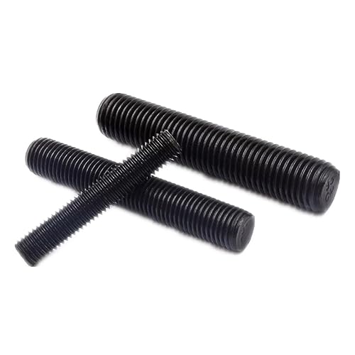 Tiges filetées en acier noir 12.9, boulons à filetage métrique M12, M14, M16, M18, M20, M22 (M22 X 2,5 X 2 mm, 1)  | Barres filetées et goujons Barres filetées et goujons Barres filetées et goujons